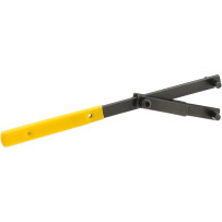 Heavy-Duty Pulley, Sprocket, Gear Holder — Black, Yellow