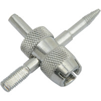 4-in-1 Valve Stem Repair Tool — Silver