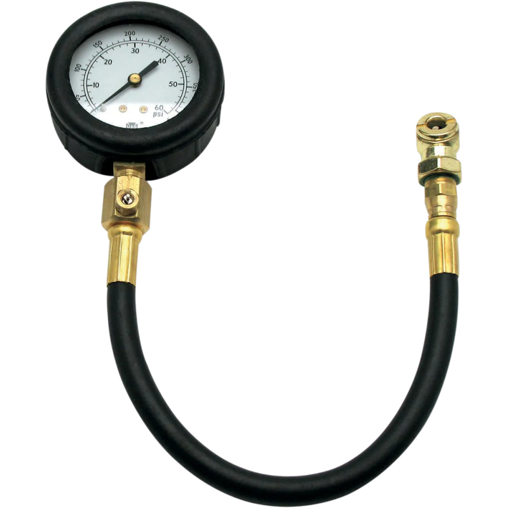 Tire Air Pressure Gauge — 0–60 psi, Black