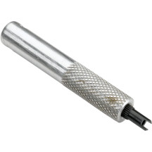 Herramienta para núcleo de válvula de aluminio — plateado