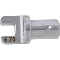 Replacement Spoke Head — Metric, Chrome