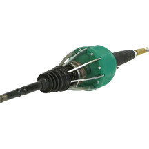 Herramienta Quick-Shot para instalación de guardapolvos CV — 75–100 psi (5,17–6,90 bar), Plata/Verde