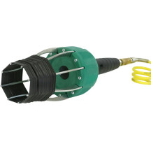 Herramienta Quick-Shot para instalación de guardapolvos CV — 75–100 psi (5,17–6,90 bar), Plata/Verde
