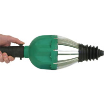 Herramienta Quick-Shot para instalación de guardapolvos CV — 75–100 psi (5,17–6,90 bar), Plata/Verde