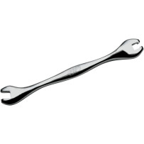 Ergo Spoke Wrench — 7 mm, polished silver