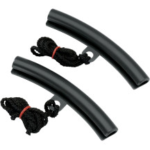 Protectores de llanta — negro, par