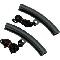 Protectores de llanta — negro, par