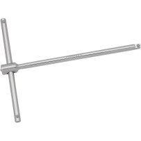 1/4" Drive Sliding T-Driver — 7 in, Chrome polished