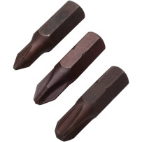 T-Handle Bit Driver with JIS Cross-Head Bits — 215.9 mm (8.5"), chrome