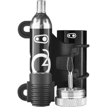 Cigar Tool Plug Kit and CO2 Head — 78 mm L x 30 mm W, Presta only, Black, Silver