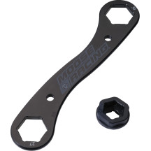 Llave Track — 27 mm, 30 mm, apta para inserto de bujía 17 mm y 3/16", Negra