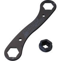 Llave Track — 27 mm, 30 mm, apta para inserto de bujía 17 mm y 3/16", Negra
