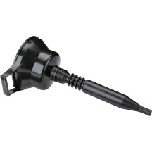 Embudo de dos piezas — 15 in, 6 in, Negro