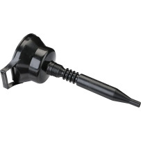 Embudo de dos piezas — 15 in, 6 in, Negro
