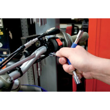 Combo Y-Drive Wrench — sockets 8/10/12 mm, drives 4/5/8 mm, Blue