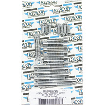 Inner and Outer Primary/Derby/Inspection Covers Bolt Set — Chrome