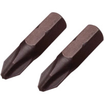 JIS Cross-Head Hex-Drive Bits — #2, Black