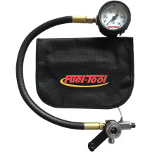 Fuel Pressure Gauge — Fits '01-'25 Harley-Davidson (except V-Rod) with Delphi fuel injection, Black