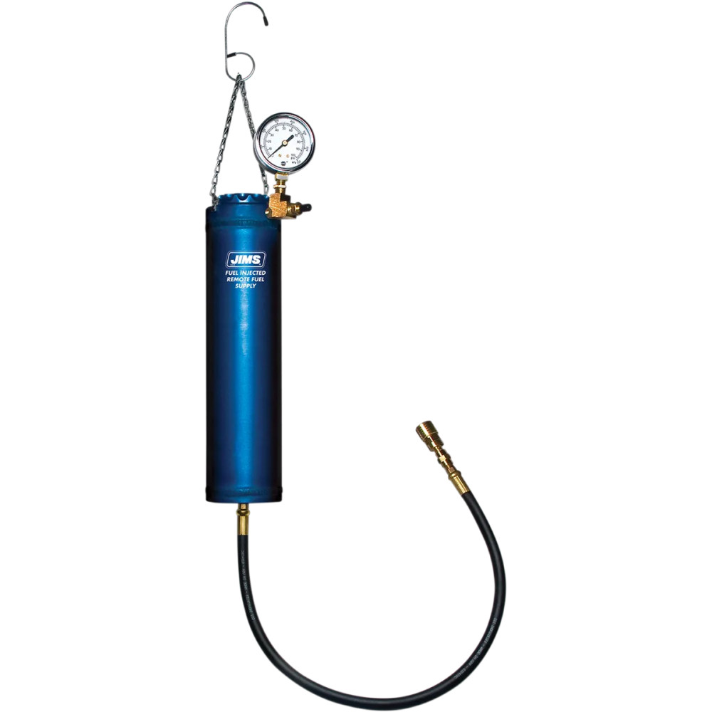 Remote Fuel Supply Tank For Fuel-injected Motorcycles — Delphi fuel injection, Blue