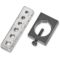 Kit de plantilla de taladro para alambrado de seguridad — Plantilla de taladro, alambrado de seguridad, métrico, plateado