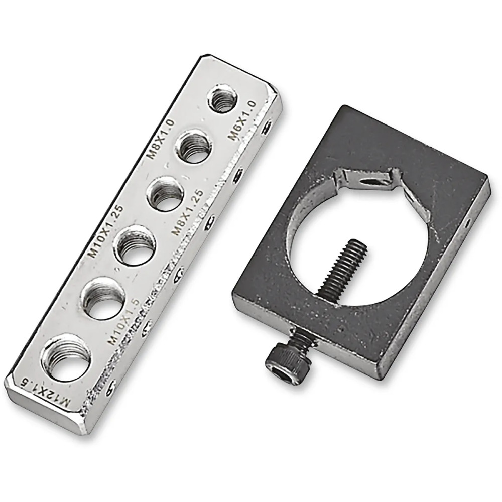 Safety Wire Drill Jig Kit — Drill jig, safety wire, metric, silver