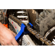 Chain Brush — Blue, Double-ended