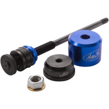 American V-Twin Steering Race Tool — Blue anodized, fits most Harley-Davidson Dyna's, FXR's and early Baggers