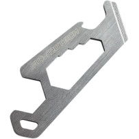 Llavero multiherramienta — Plata cepillada