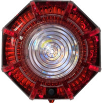 LED Road Flare Safety Light — Emergency, Clear, Red