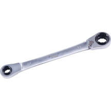 4-In-1 Reversible Ratchet Wrench — 12 mm, 14 mm, 17 mm, 19 mm