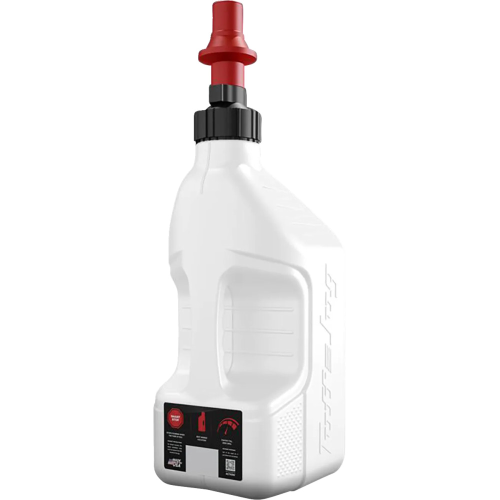 Tuff Jug Container with Ripper Cap — 10.2 L (2.7 US gal), White