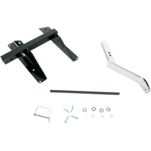 Enganche de remolque para Tri-Glide — receptor 1-1/4", lengüeta 1-7/8", altura 11", negro, cromado