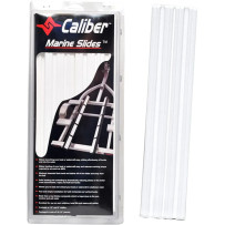 Marine Slides — 15 in x 1-1/2 in, 10 pack, White