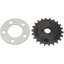 Offset Sprocket Kit — 530, 22T, 5.1 mm, Black