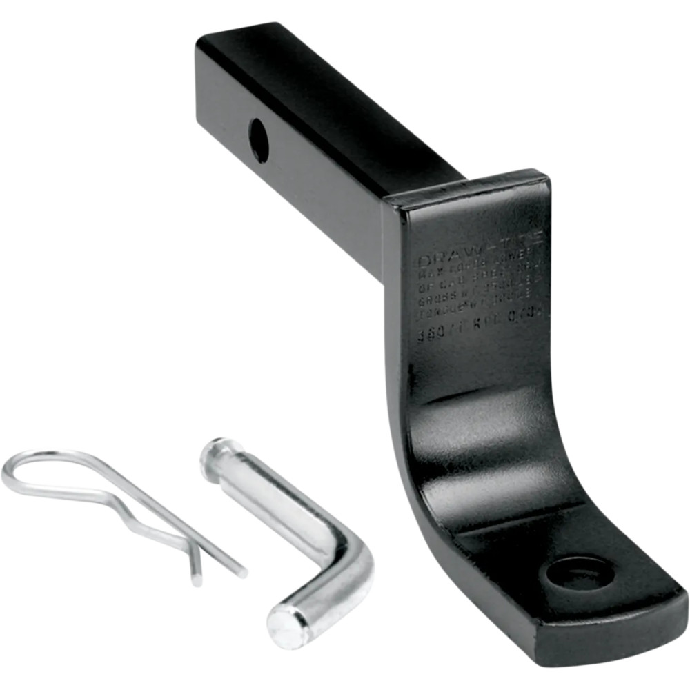 Drawbar — 1-1/4" receiver, 3-1/4" drop (82.6 mm), 3,500 lb (1,587 kg) capacity