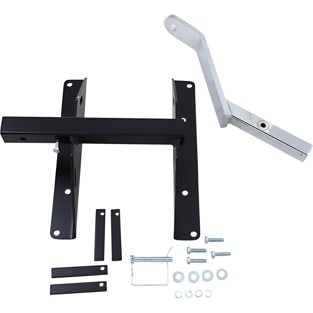 Trailer Hitch for Tri-Glide — 1-7/8" tongue, 1-1/4" receiver, 11" height, Black, Chrome