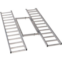 Tri-fold Adjustable Ramp — 76 in length, 52 in width