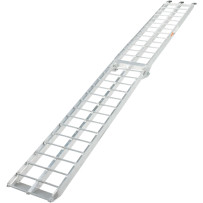 Aluminum 9 Foot Straight Folding Ramp — 9 ft, 500 lb capacity