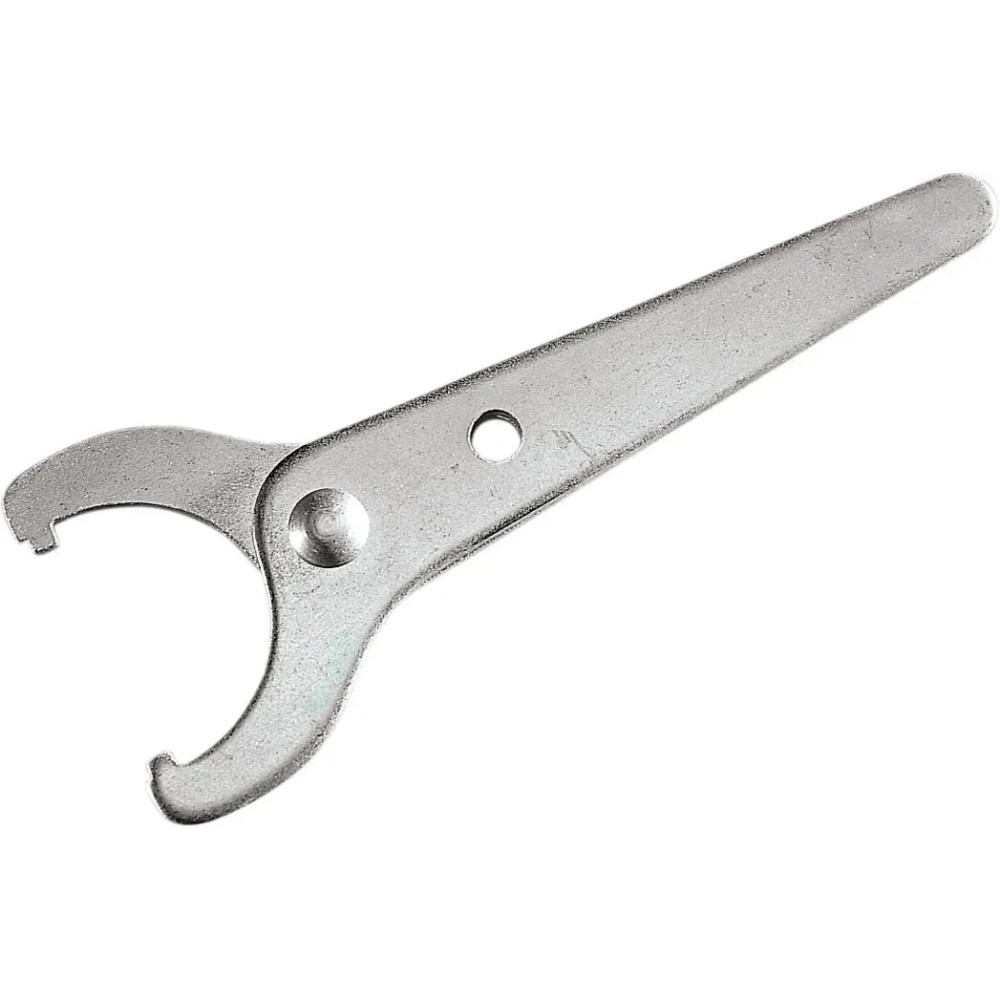 Shock Spanner Wrench — Silver, Zinc-Plated Steel