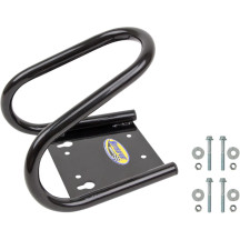 Wheel Chock — 3.5"–6.5" tire width, Black