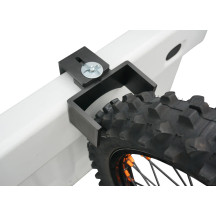 Tire Wedge Wheel Guide — Front, Black