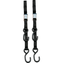 Heavy-Duty 6' Cam Buckle Tie-Downs — 6' (183 cm), 1-1/2" (38.1 mm), 600 lb WLL, Black
