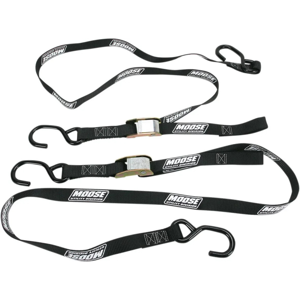 Heavy-Duty Tie-Downs — 183 cm (72"), 612 kg (1350 lb), Black