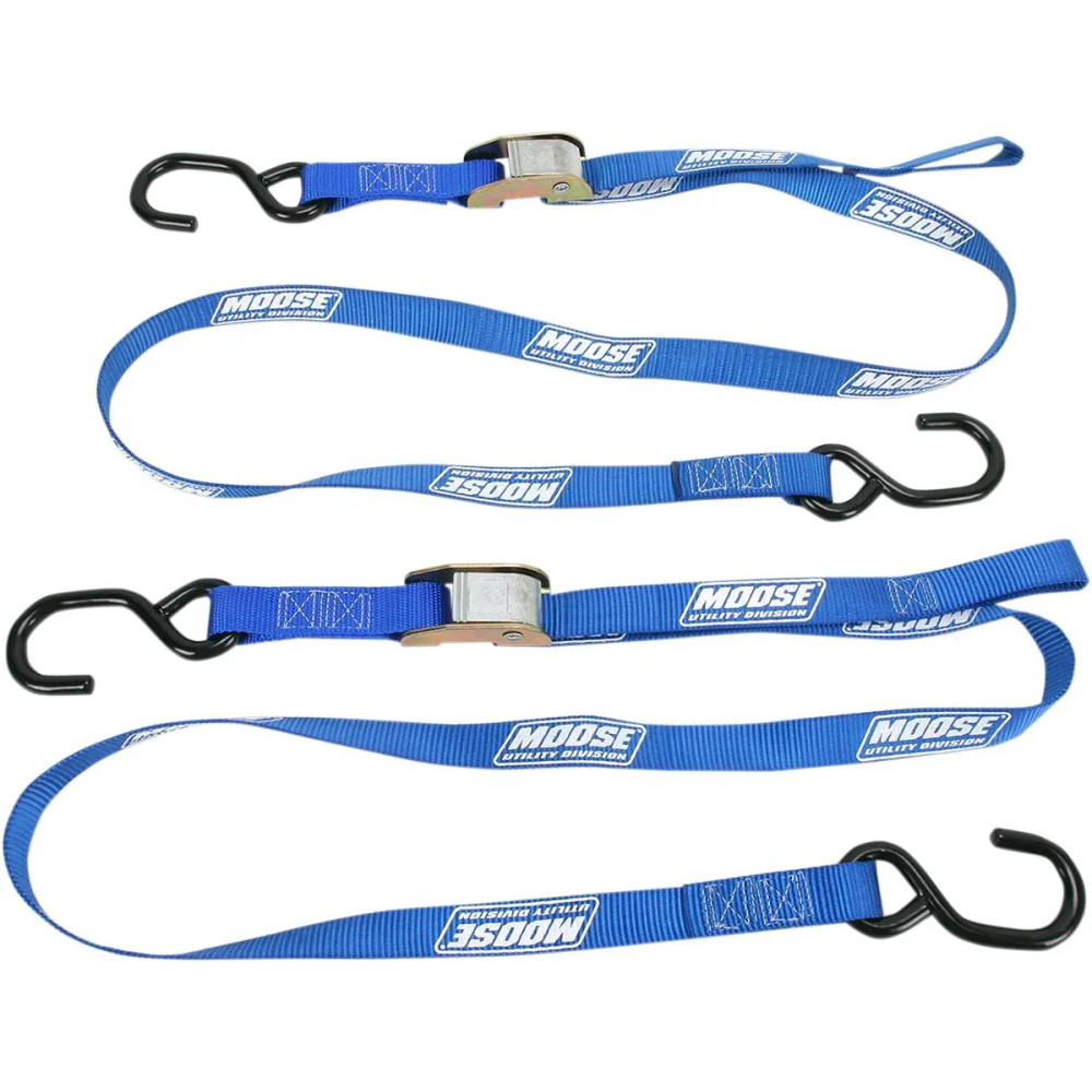 Heavy-Duty Tie-Downs — 183 cm (72"), 612 kg (1,350 lb), Blue