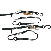 Heavy-Duty Tie-Downs — 183 cm (72"), 612 kg (1,350 lb), 25.4 mm (1"), Black