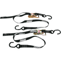 Heavy-Duty Tie-Downs — 183 cm (72"), 612 kg (1,350 lb), 25.4 mm (1"), Black