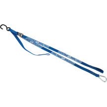 Carabiner Tie-Downs — 213 cm (84 in), 25.4 mm (1 in), 612 kg (1350 lb), Blue