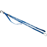 Carabiner Tie-Downs — 213 cm (84 in), 25.4 mm (1 in), 612 kg (1350 lb), Blue