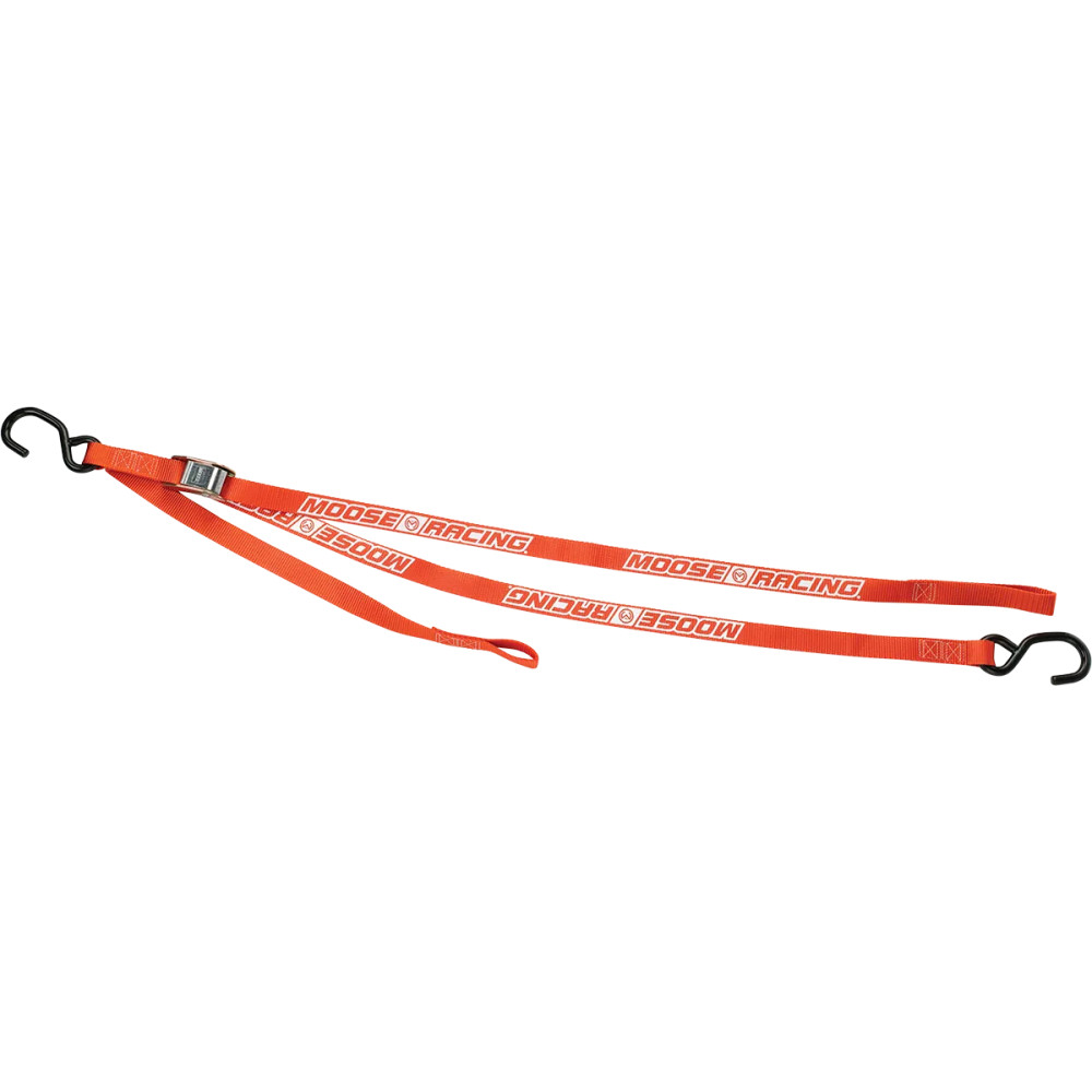 Heavy-Duty Tie-Downs — 213 cm, 25.4 mm, 612 kg (1350 lb), Orange
