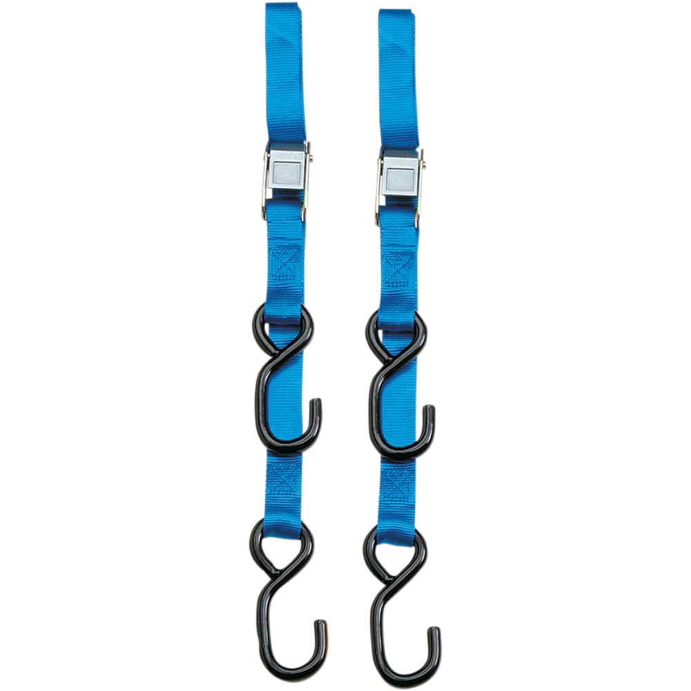 Heavy-Duty 7’ Cam Buckle Tie-Downs — 84", 400 lb